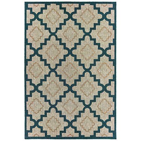 ORIENTAL WEAVERS 6 ft. 7 in. x 9 ft. 2 in. Latitude Rectangle Rug Grey L804I3200280ST